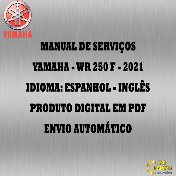 Manual De Serviços - Yamaha - WR 250 F - 2021