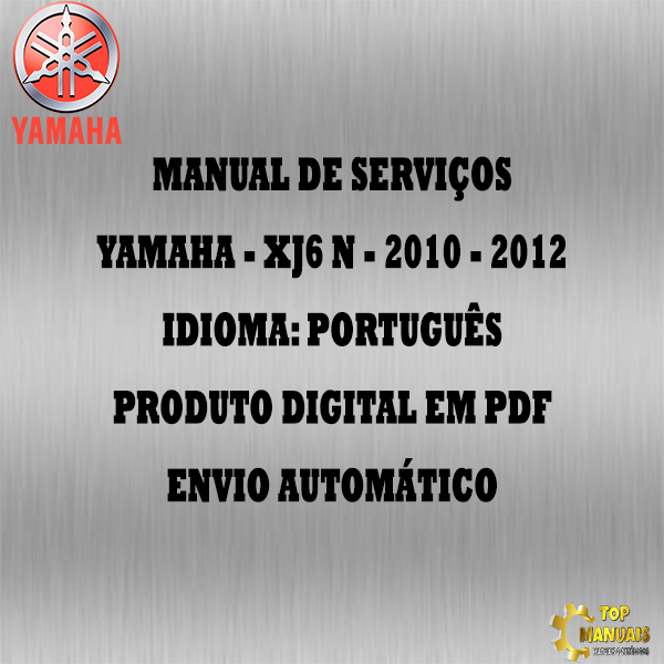 Manual De Serviços - Yamaha - XJ6 N - 2010 - 2012