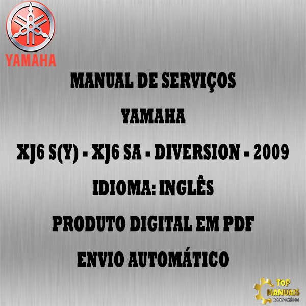 Manual De Serviços - Yamaha - XJ6 S(Y) - XJ6 SA - DIVERSION - 2009