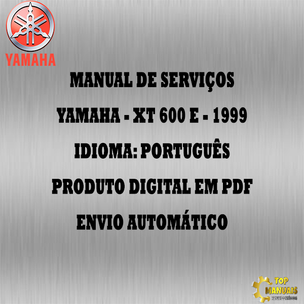 Manual De Serviços - Yamaha - XT 600 E - 1999