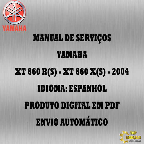 Manual De Serviços - Yamaha - XT 660 R(S) - XT 660 X(S) - 2004