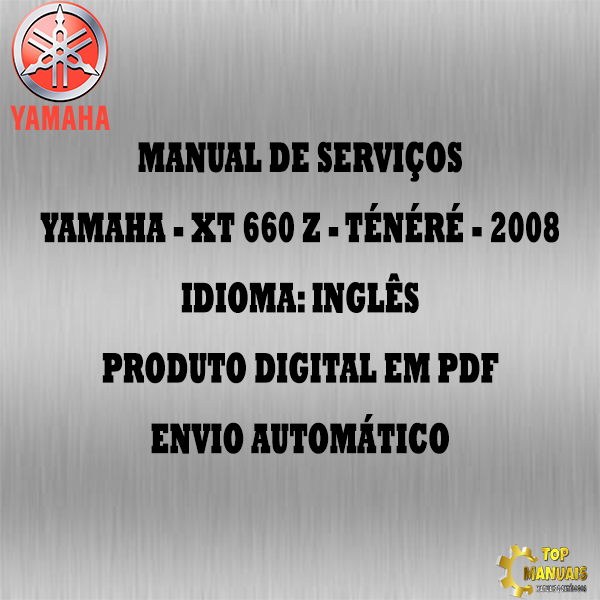 Manual De Serviços - Yamaha - XT 660 Z - Ténéré - 2008