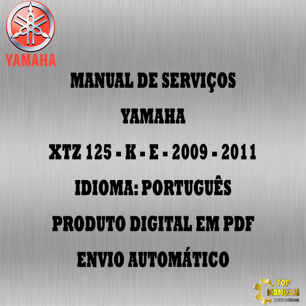 Manual De Serviços - Yamaha - XTZ 125 - K - E - 2009 - 2011