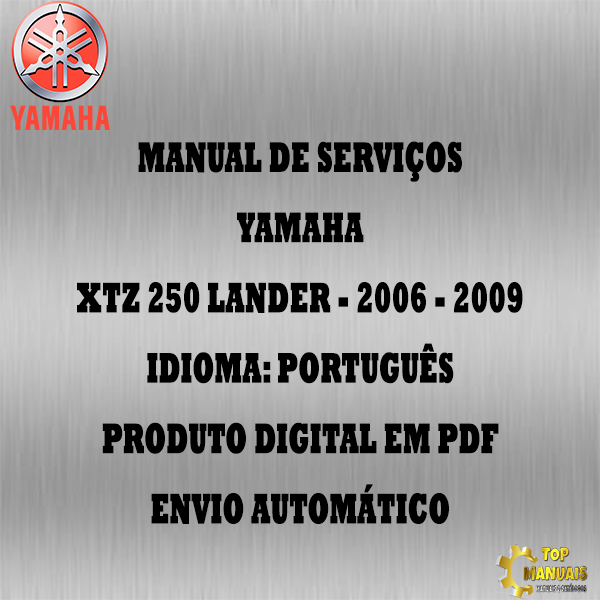 Manual De Serviços - Yamaha - XTZ 250 Lander - 2006 - 2009