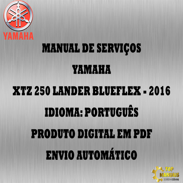 Manual De Serviços - Yamaha - XTZ 250 Lander Blueflex - 2016