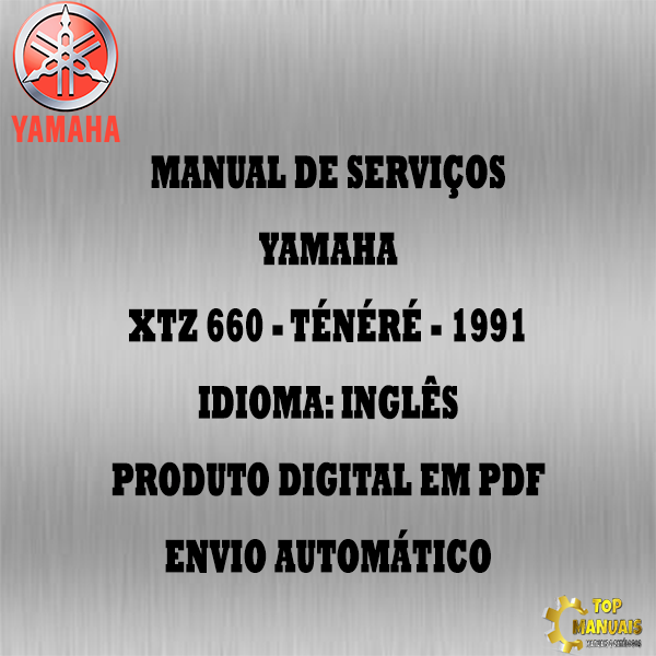 Manual De Serviços - Yamaha - XTZ 660 - Ténéré - 1991