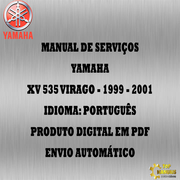 Manual De Serviços - Yamaha - XV 535 Virago - 1999 - 2001