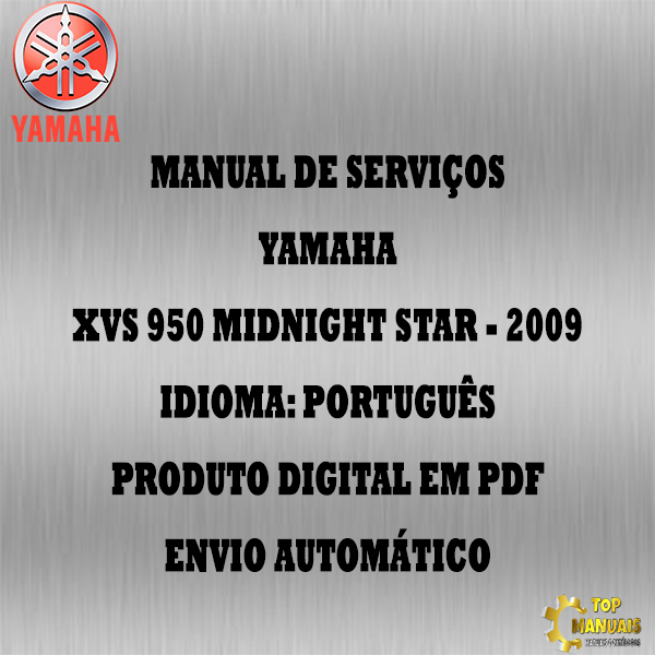 Manual De Serviços - Yamaha - XVS 950 Midnight Star - 2009