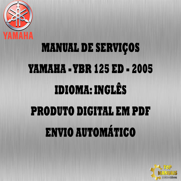 Manual De Serviços - Yamaha - YBR 125 ED - 2005