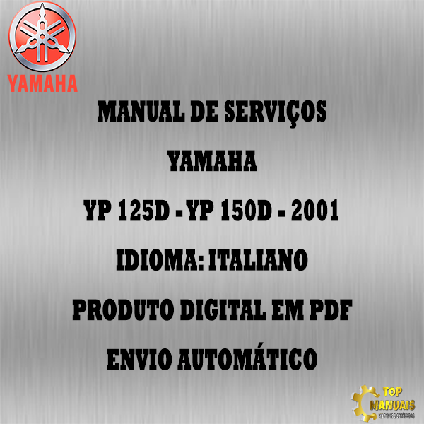 Manual De Serviços - Yamaha - YP 125D - YP 150D - 2001