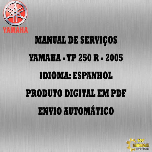 Manual De Serviços - Yamaha - YP 250 R - 2005