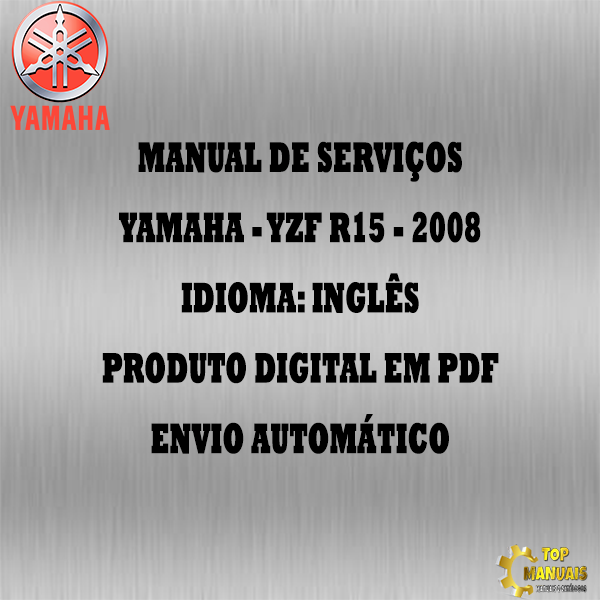 Manual De Serviços - Yamaha - YZF R15 - 2008