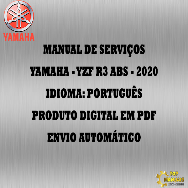 Manual De Serviços - Yamaha - YZF R3 ABS - 2020