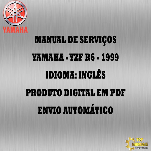 Manual De Serviços - Yamaha - YZF R6 - 1999