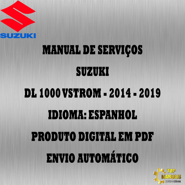 Manual De Serviços - Suzuki - DL 1000 Vstrom - 2014 - 2019