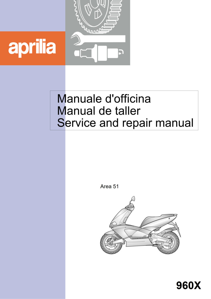 Manual De Serviços - Aprilia - Area 51 - 1999