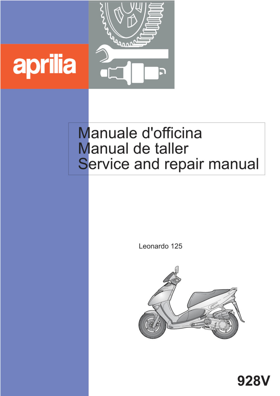 Manual De Serviços - Aprilia - Leonardo 125 - 1997