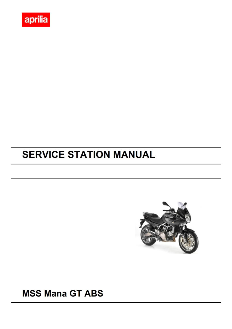 Manual De Serviços - Aprilia - MSS 850 Mana Gt Abs - 2009