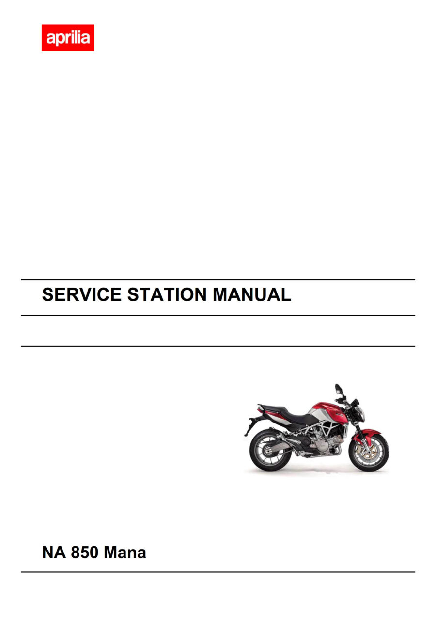 Manual De Serviços - Aprilia - NA 850 Mana - 2007