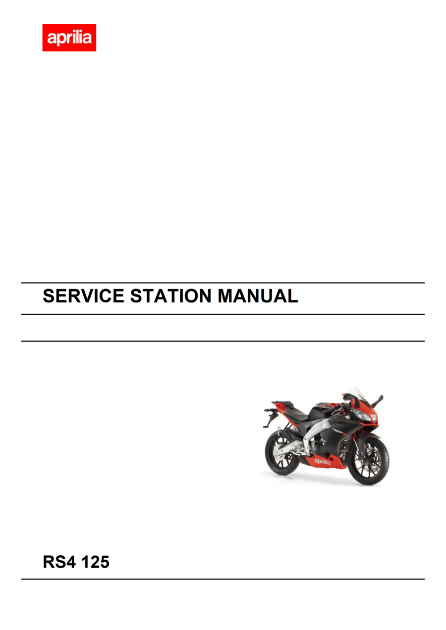 Manual De Serviços - Aprilia - RS4 125 - 2011