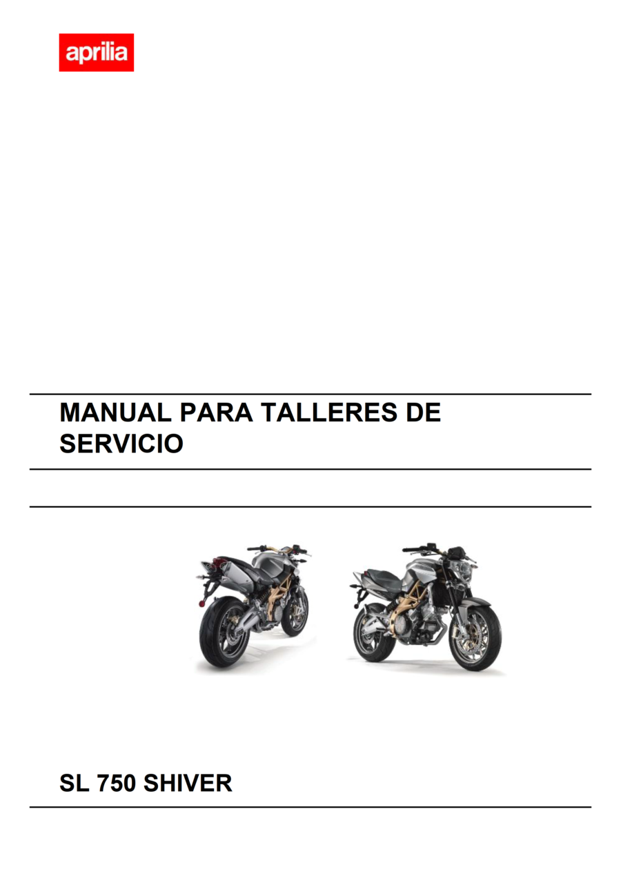 Manual De Serviços - Aprilia - SL 750 Shiver - 2007