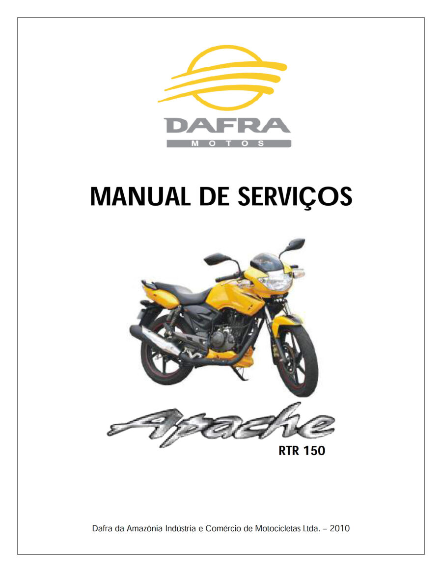 Manual De Serviços - Dafra - Apache RTR 150 - 2010