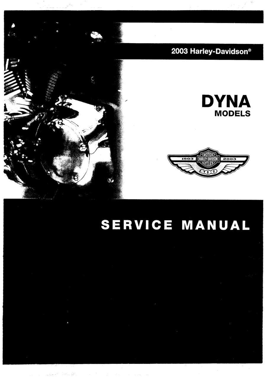 Manual De Serviços - Harley Davidson - Dyna Models - 2003