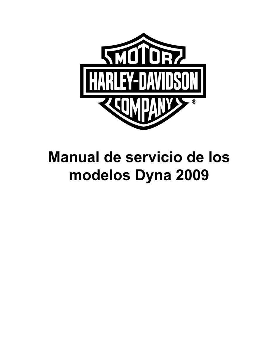 Manual De Serviços - Harley Davidson - Dyna Models - 2009