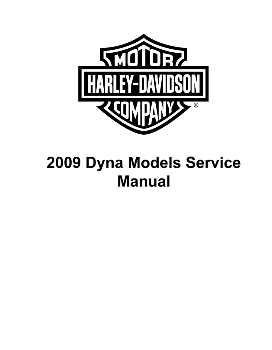 Manual De Serviços - Harley Davidson - Dyna Models - 2009