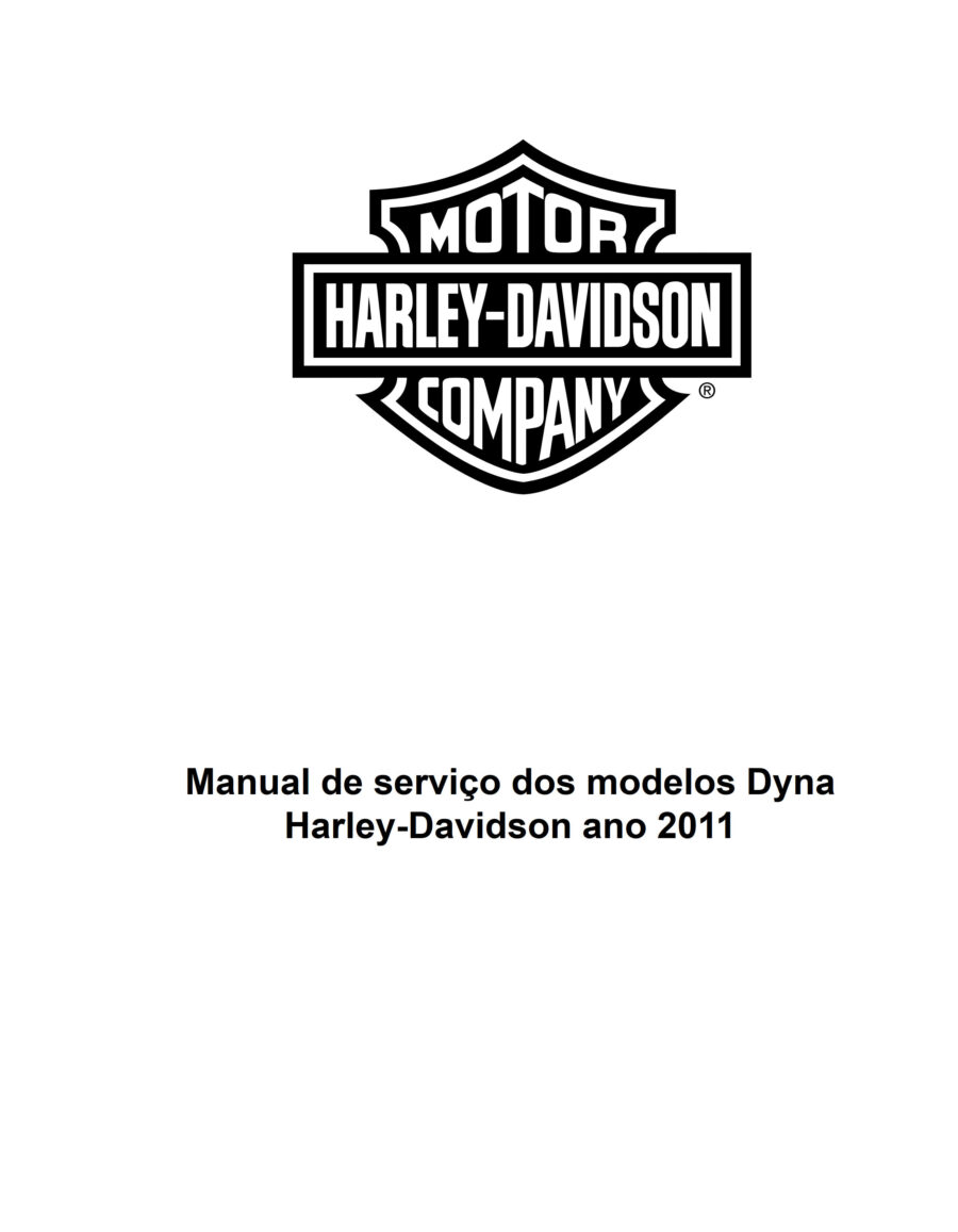 Manual De Serviços - Harley Davidson - Dyna Models - 2011