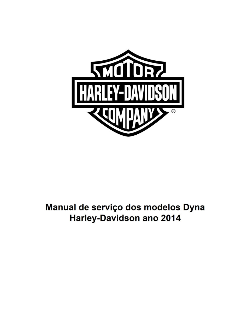 Manual De Serviços - Harley Davidson - Dyna Models - 2014