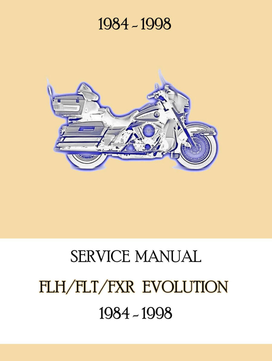 Manual De Serviços - Harley Davidson - FLH - FLT - FXR EVOLUTION - 1984 - 1998