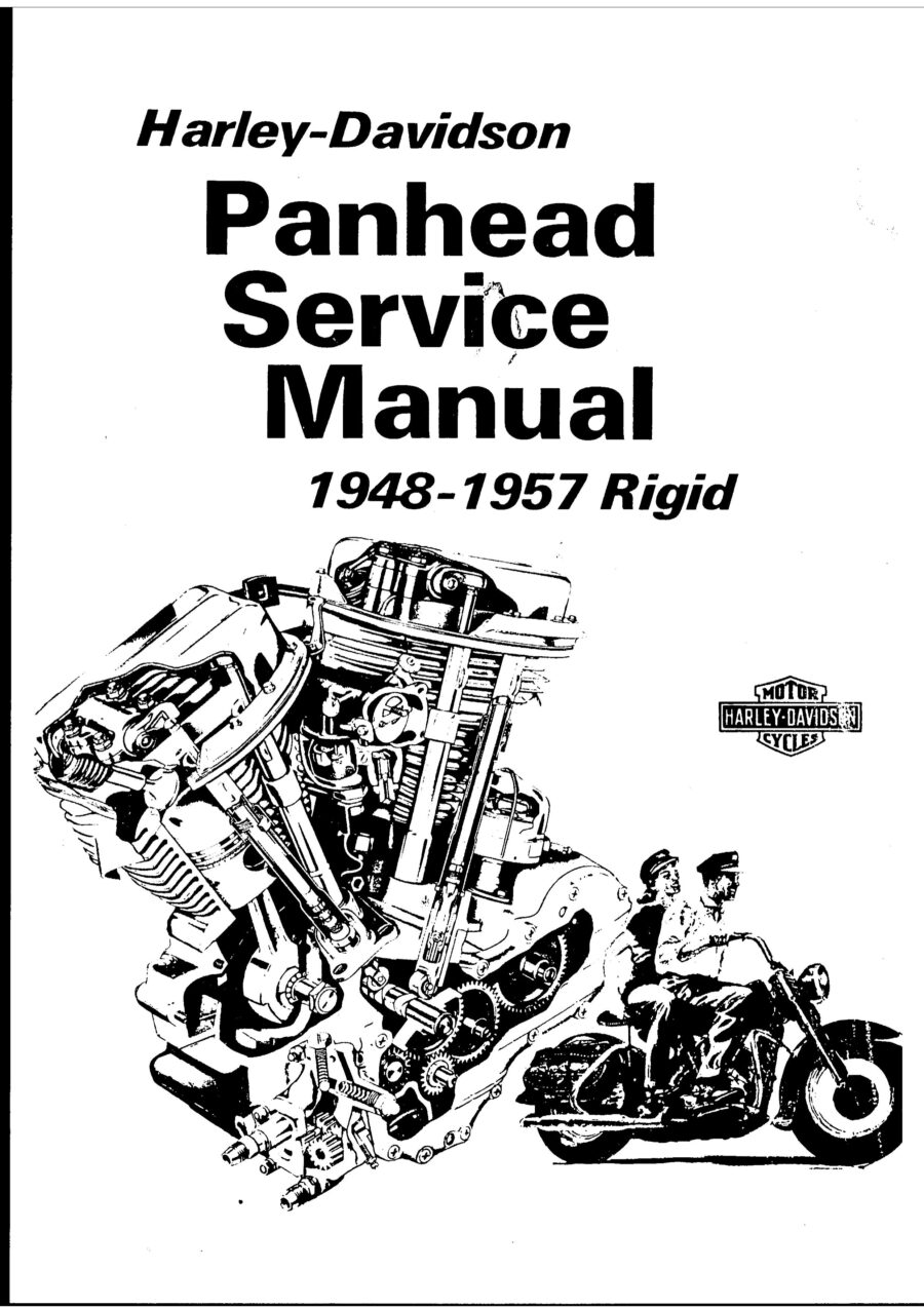 Manual De Serviços - Harley Davidson - Panhead Rigid - 1948 - 1957