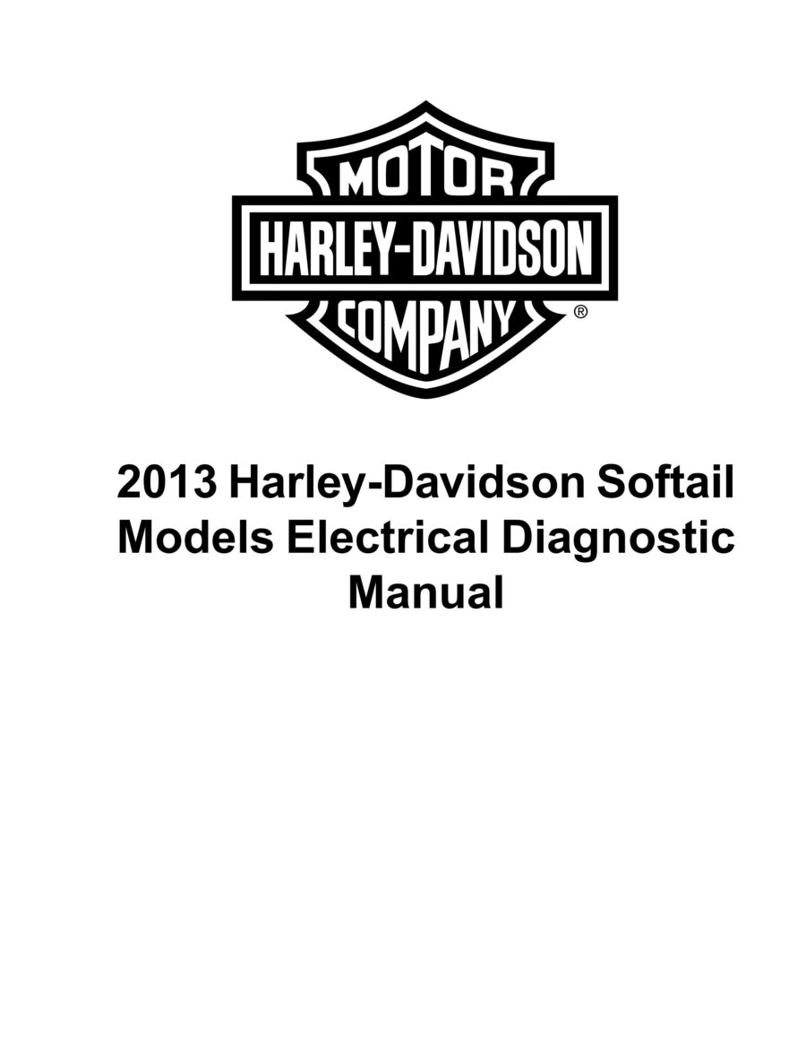 Manual De Serviços - Harley Davidson - Softail Models - 2013