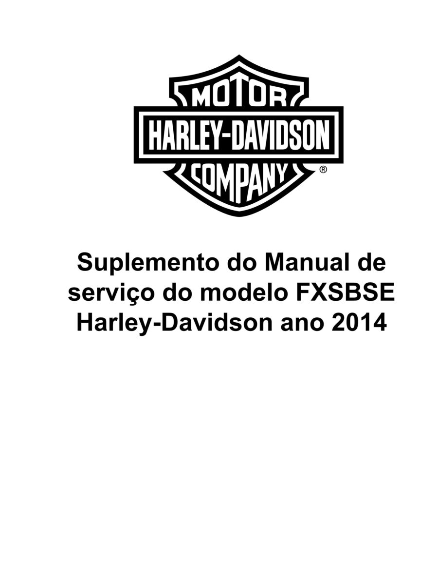 Manual De Serviços - Harley Davidson - Softail Models - 2014