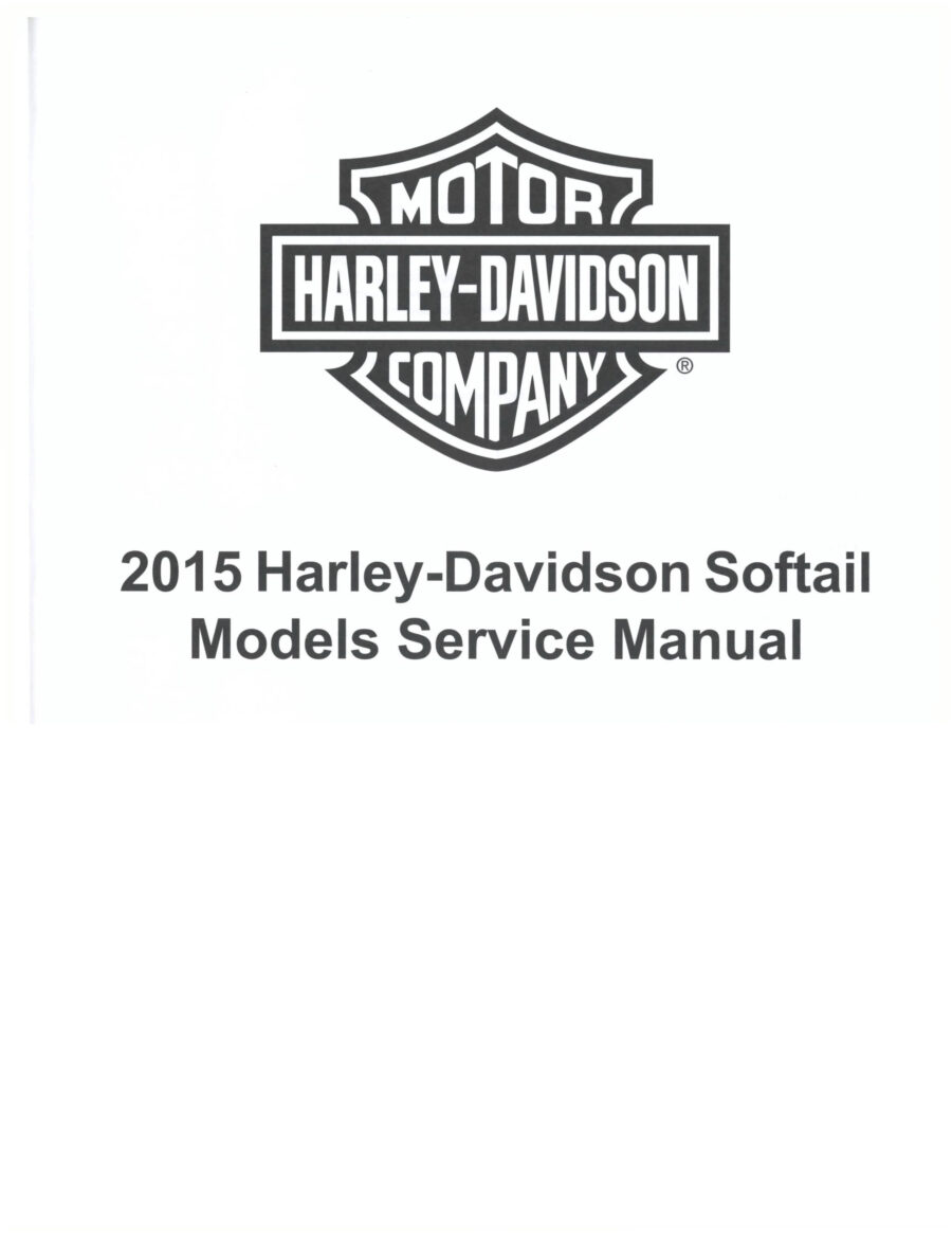 Manual De Serviços - Harley Davidson - Softail Models - 2015