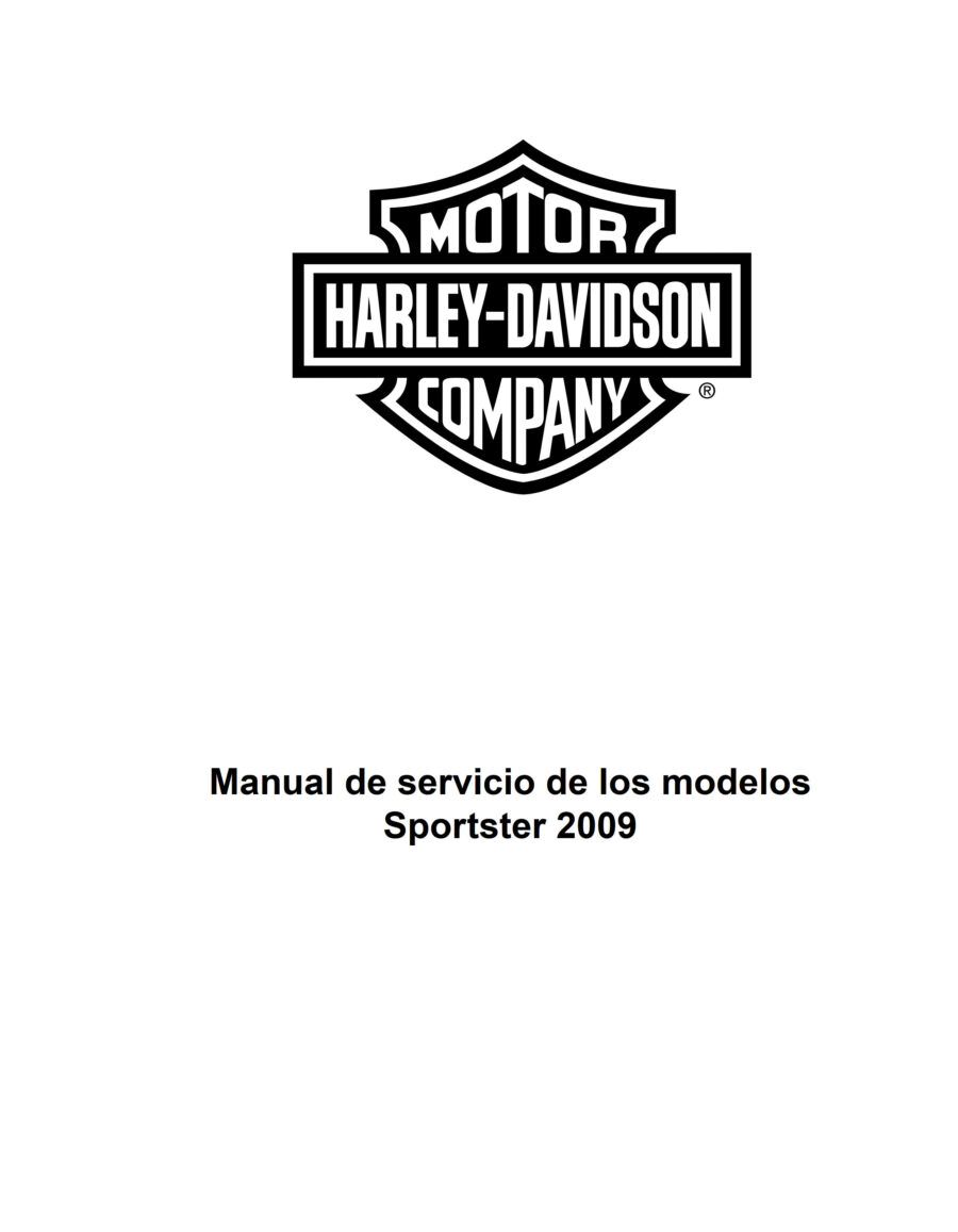 Manual De Serviços - Harley Davidson - Sportster Models - 2009