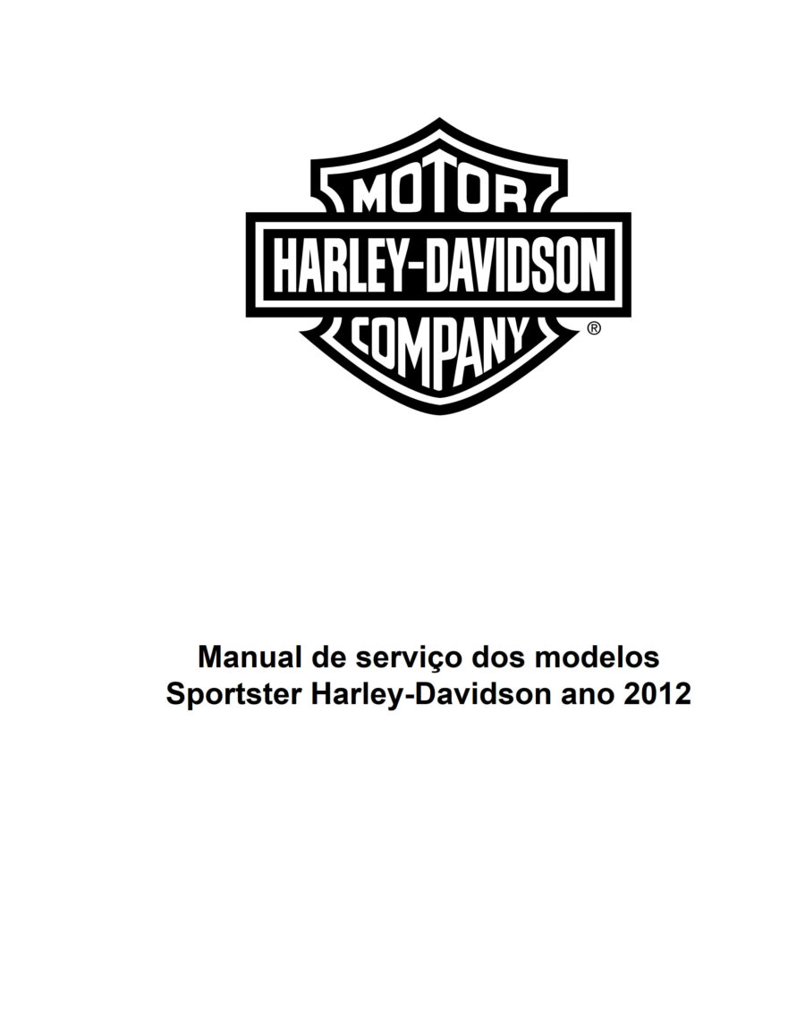 Manual De Serviços - Harley Davidson - Sportster Models - 2012