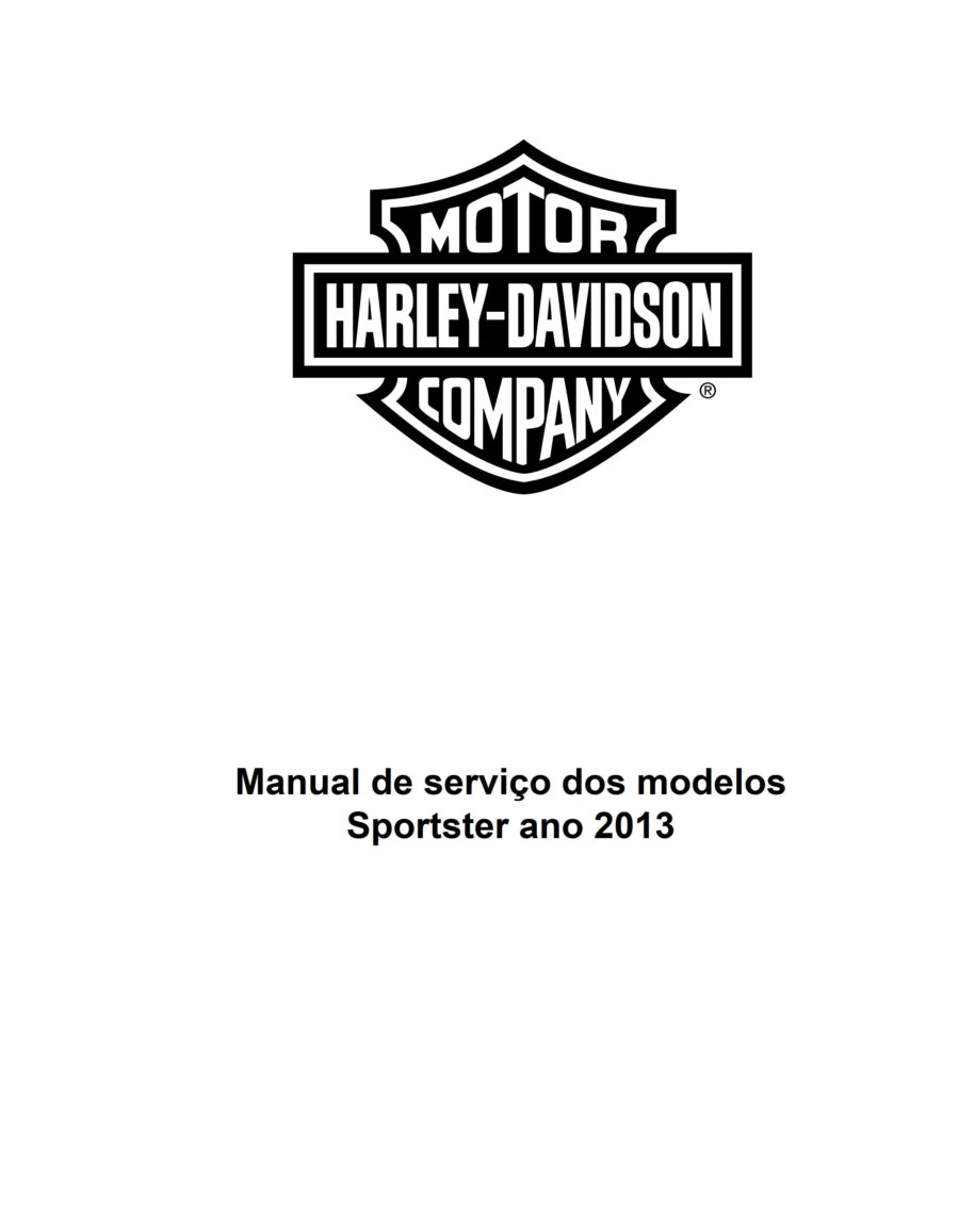 Manual De Serviços - Harley Davidson - Sportster Models - 2013