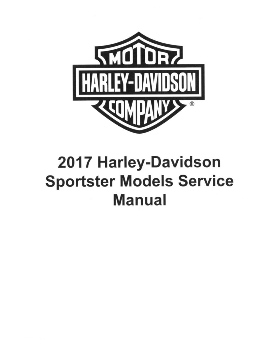 Manual De Serviços - Harley Davidson - Sportster Models - 2017