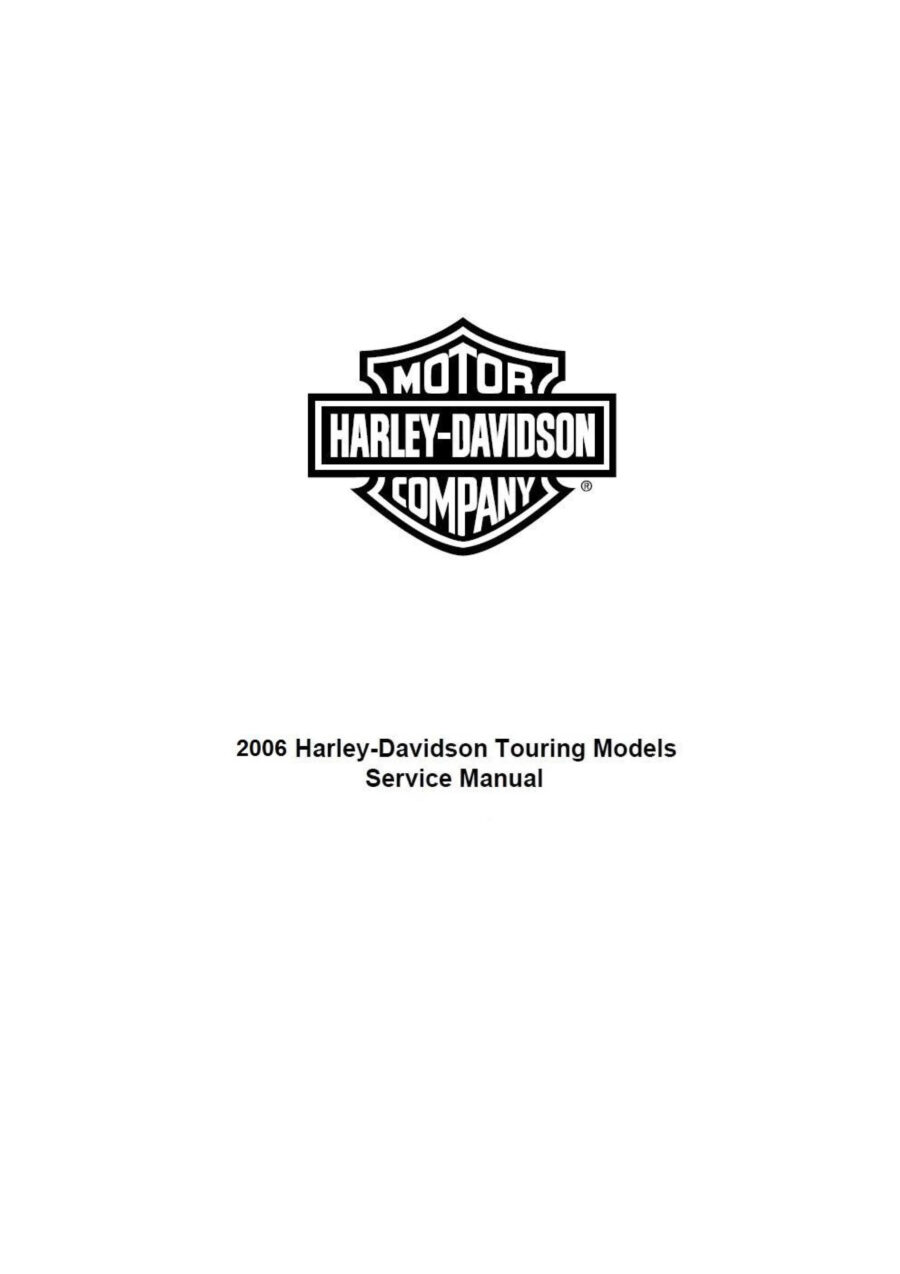 Manual De Serviços - Harley Davidson - Touring Models - 2006