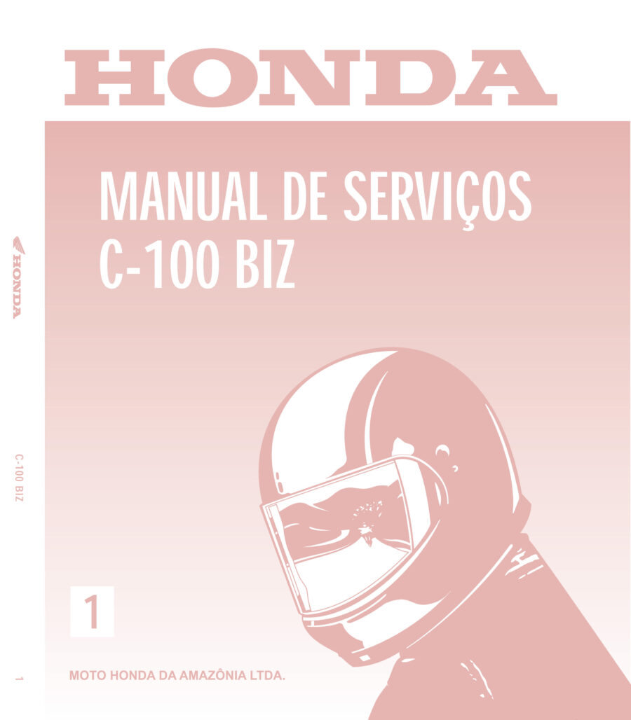 Manual De Serviços - Honda - C - 100 BIZ - 2000