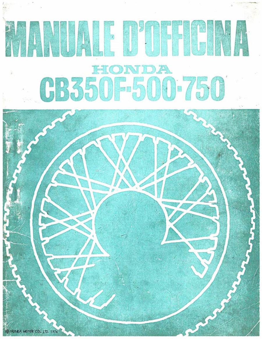 Manual De Serviços - Honda - CB 350 Four - CB 500 Four - CB 750 Four - 1970