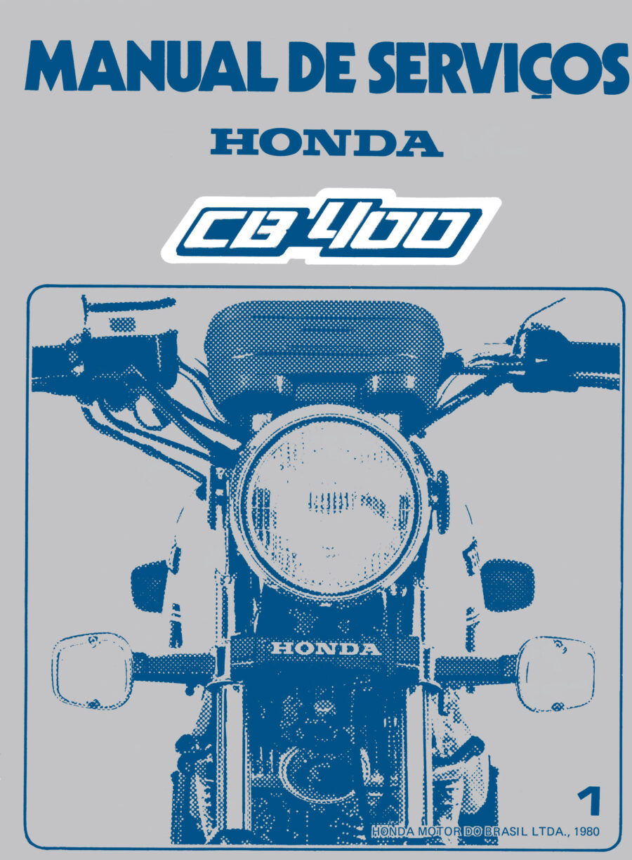 Manual De Serviços - Honda - CB 400 - 1980 - 1983