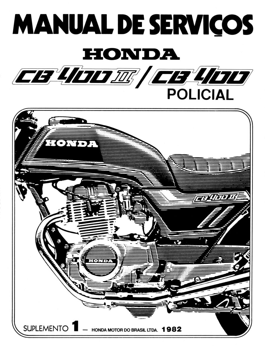 Manual De Serviços - Honda - CB 400 - 1980 - 1983