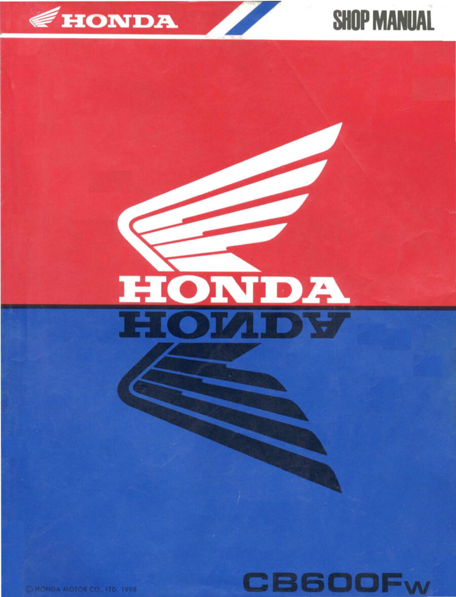 Manual De Serviços - Honda - CB 600F Hornet - 1998