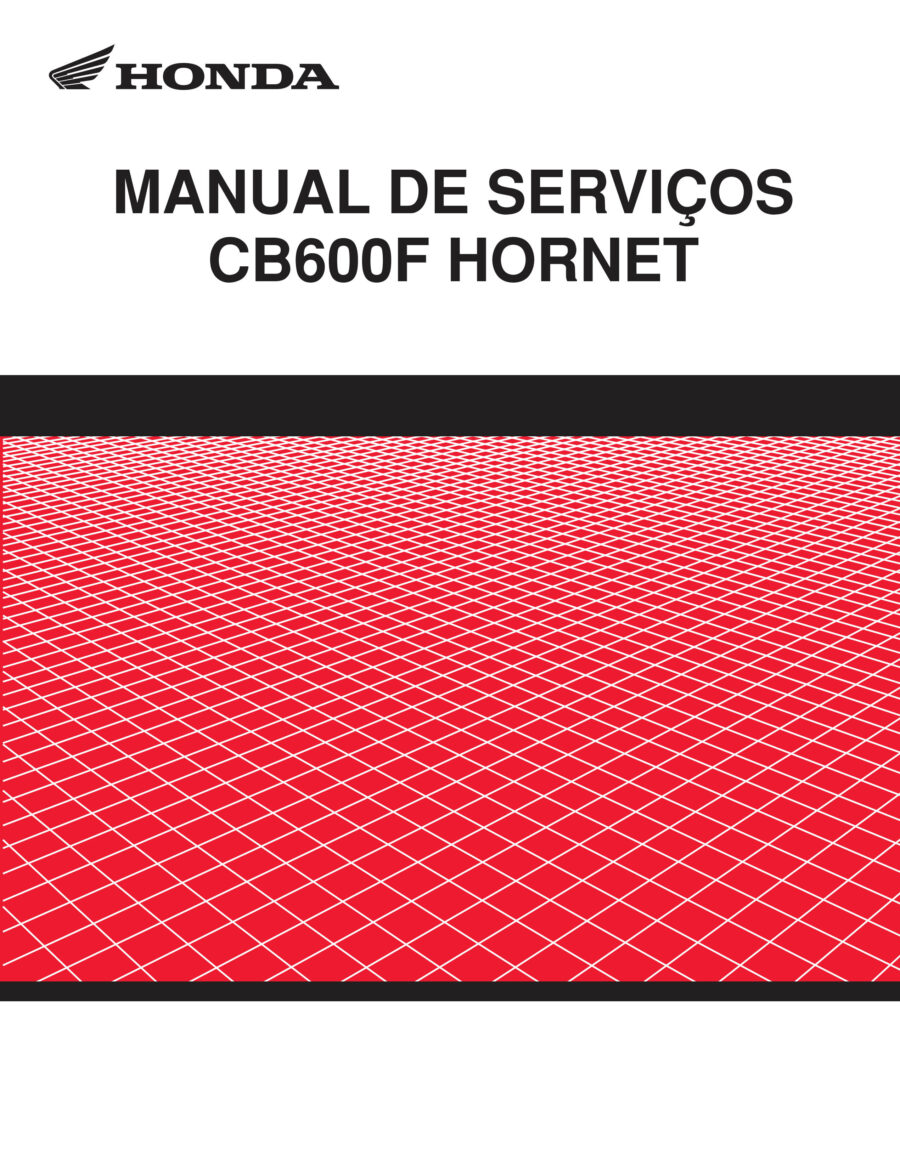 Manual De Serviços - Honda - CB 600F Hornet - 2004 - 2006