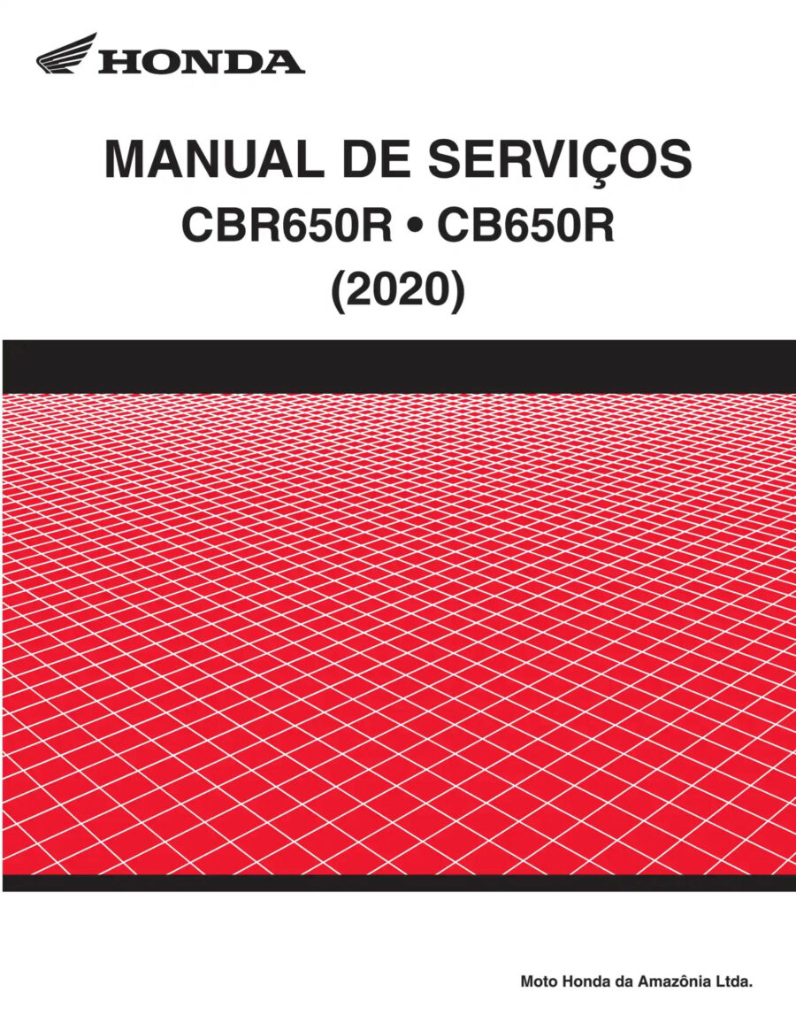 Manual De Serviços - Honda - CB 650 R - CBR 650 R - 2020