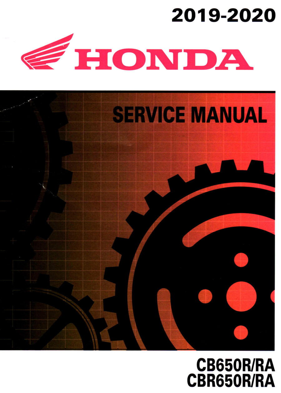 Manual De Serviços - Honda - CB 650 R - RA - CBR 650 R - RA - 2019 - 2020