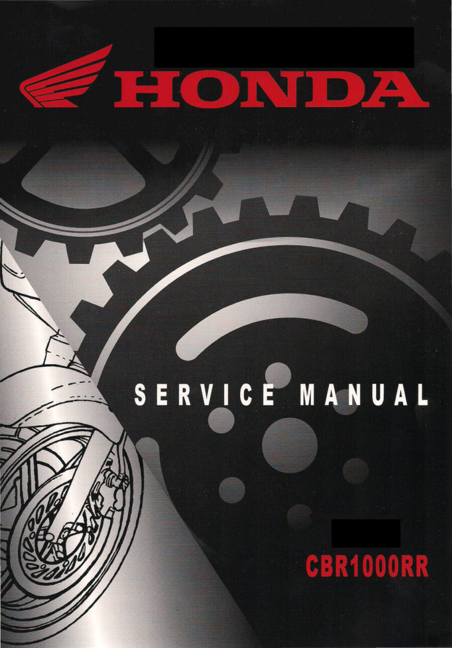 Manual De Serviços - Honda - CBR 1000 RR - 2008 - 2013